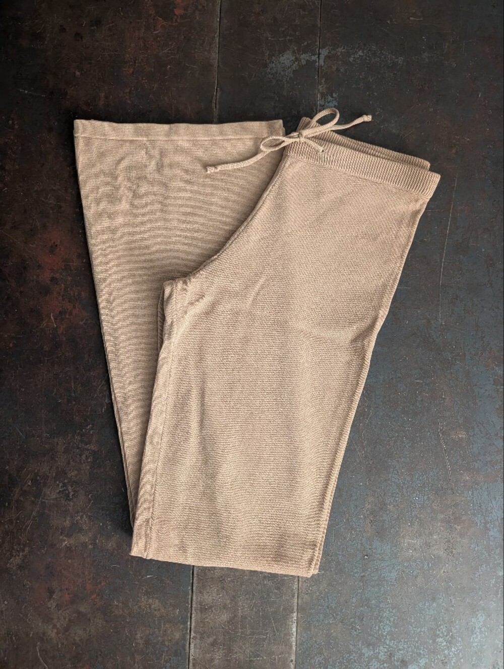 I.AM.GIA Women's Knit Drawstring Pants in Taupe